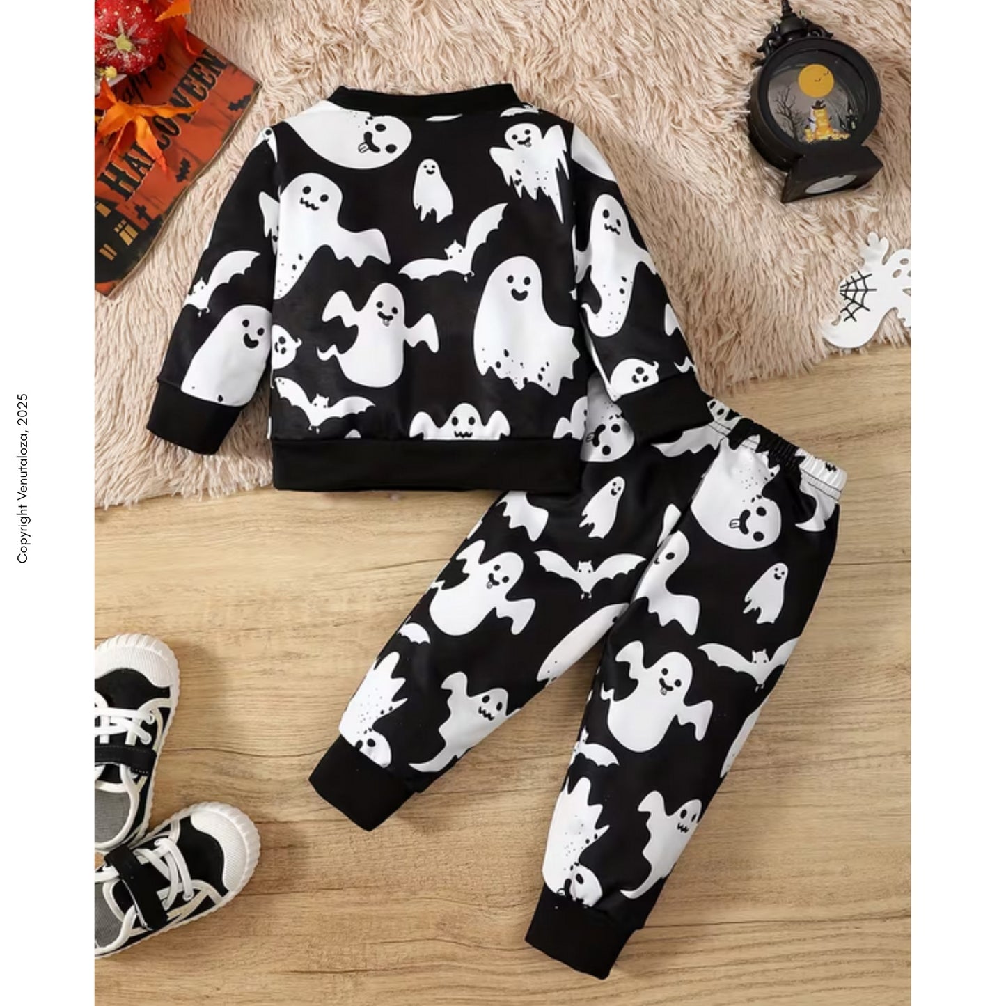 Venutaloza Baby Set Graphic Print & Cami T-shirt & Pants.