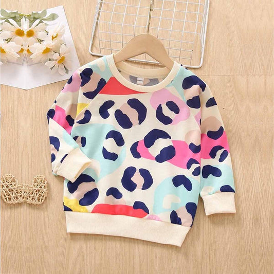 Venutaloza Autumn Solid Plus Color Block T-Shirt For Boy's & Girl's..