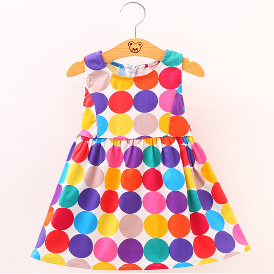 Venutaloza BabyGirl's Multicolour Round Stylish Frocks & Dresses for Kids.