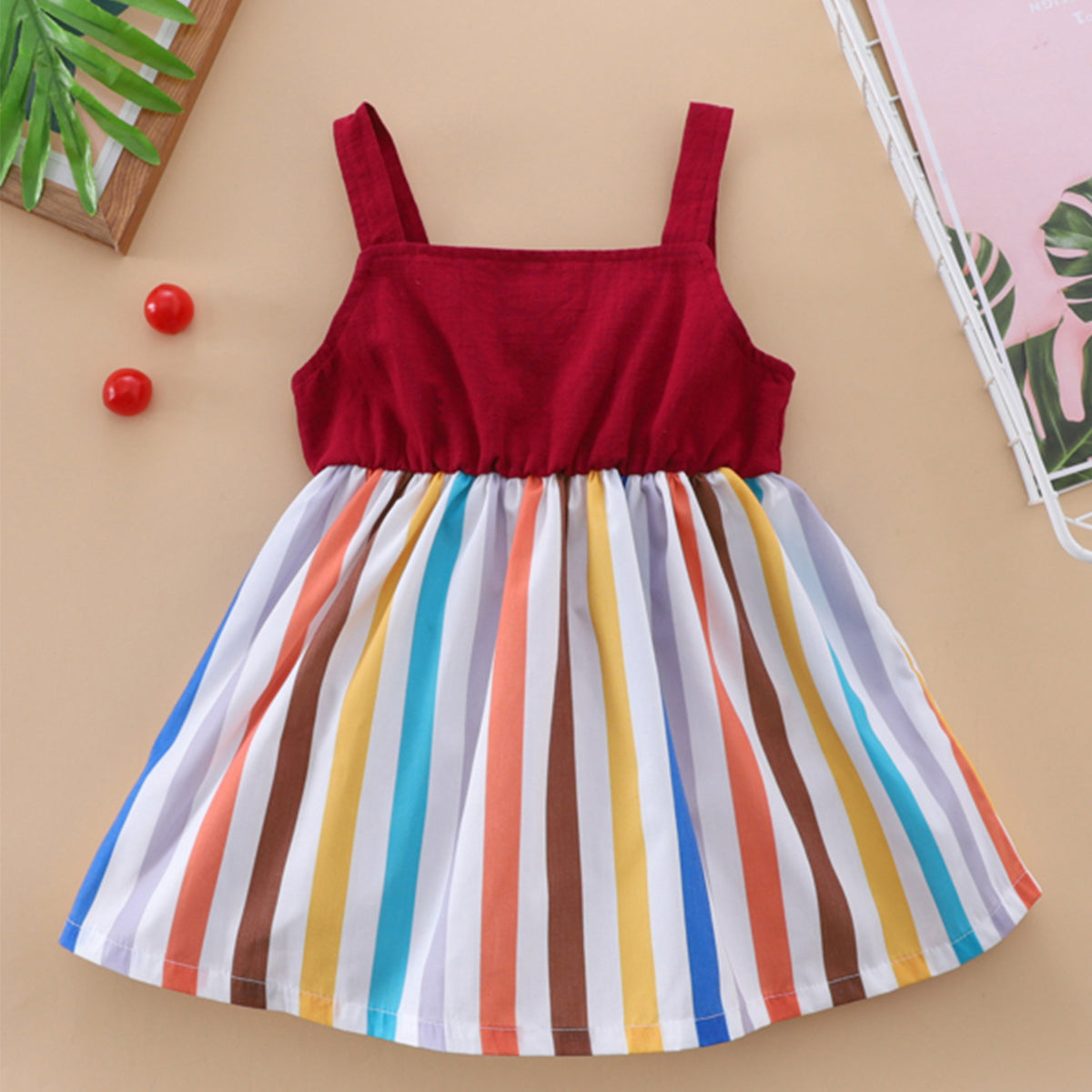 Toddler Girls Cotton Stylish Designer Dresses_Frocks Combo Pack Of 4 for Baby Girls.