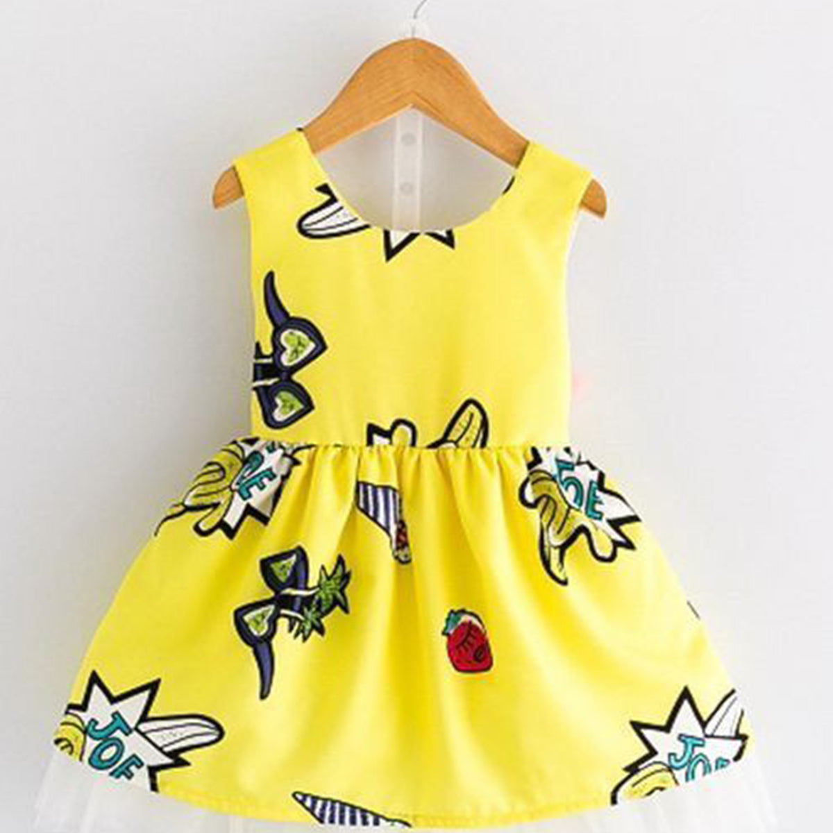 Kids Stylish Designer Yellow Frock & Dresses for Baby Girl.