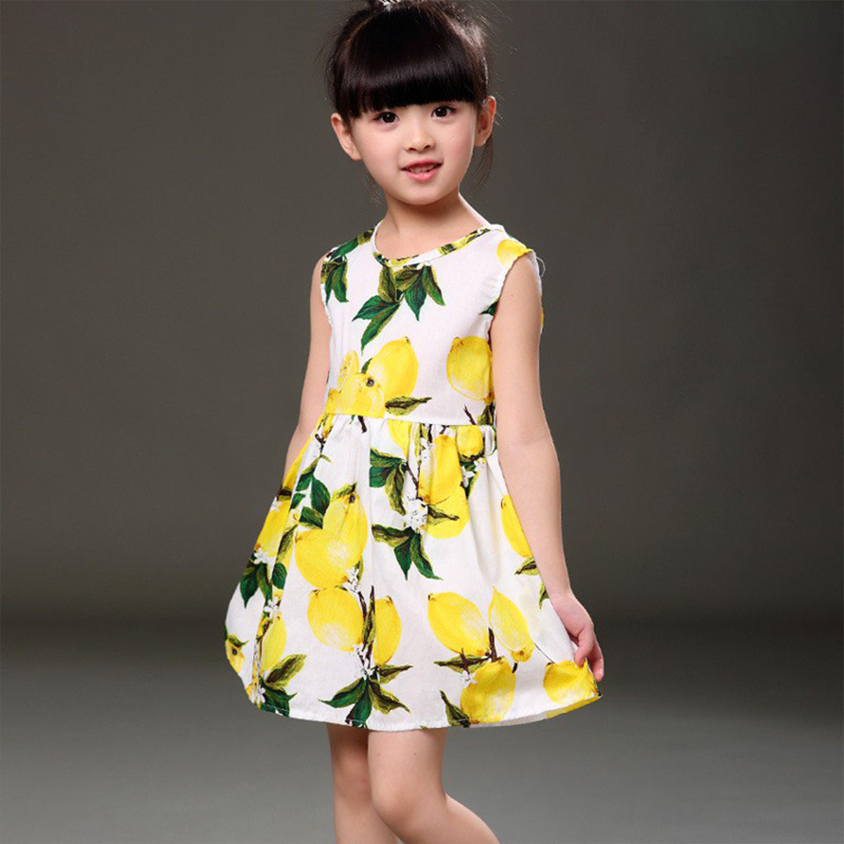 Yellow frock design cheap for baby girl