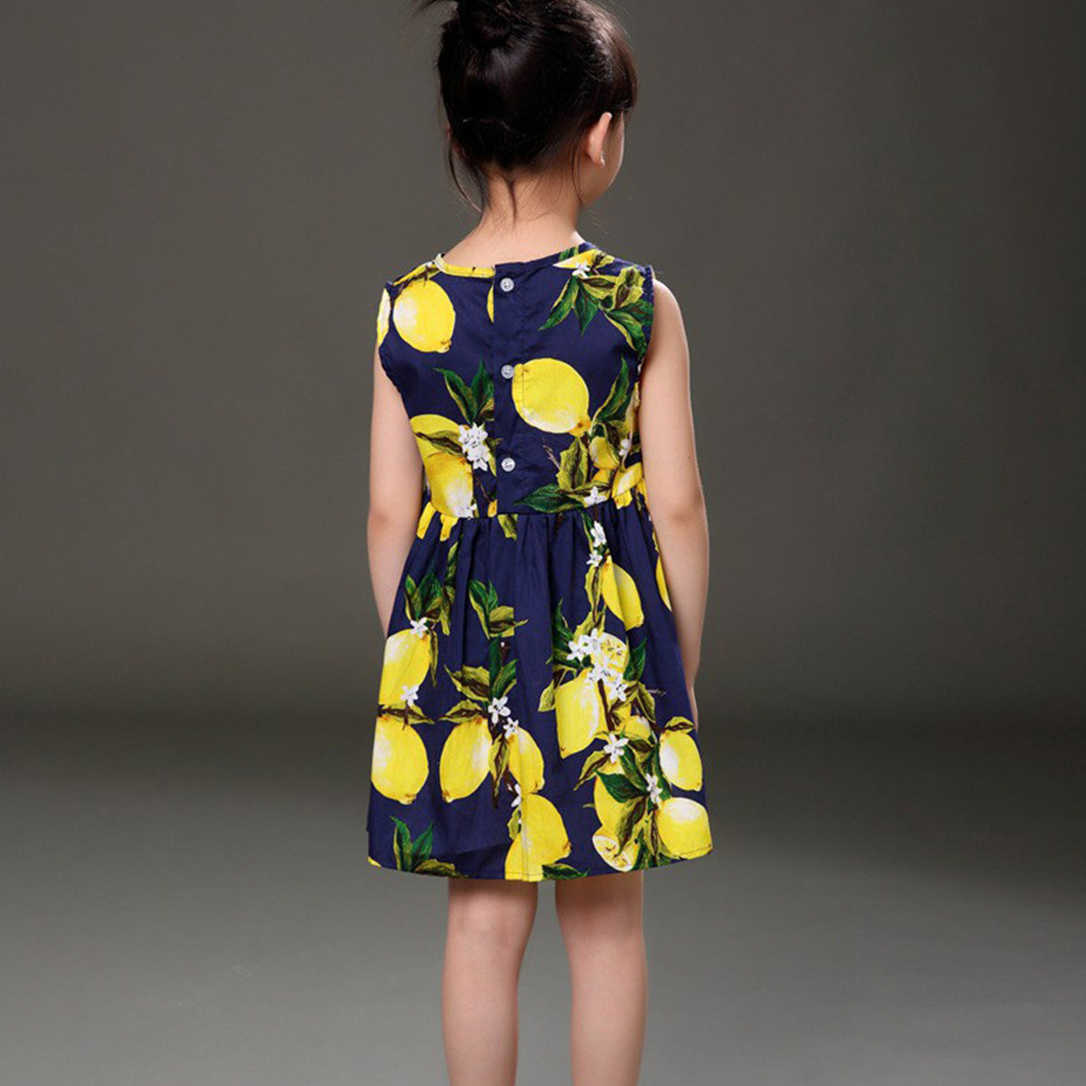 BabyGirl's Stylish Cotton Black Floral Multicolor Frocks & Dresses for Kids.