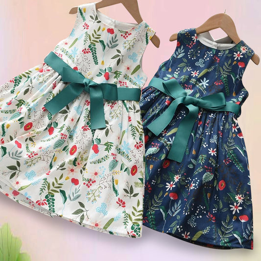 BabyGirl's Princess Floral Tunic Dresses (Combo Pack Of 2) for Babydoll.