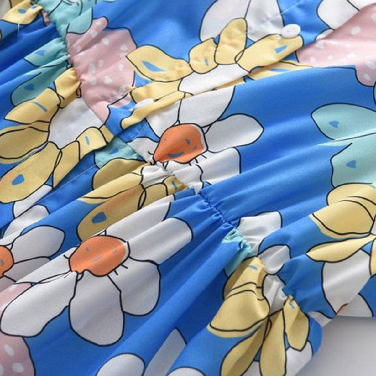 Toddler BabyGirl Cotton Floral Cami Designer Frocks & Dresses for Kids.