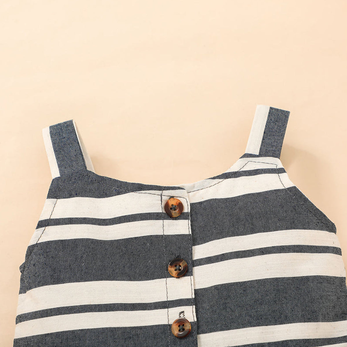 Toddler Girls Fashionable Striped Cami Frock & Dresses for BabyGirls.