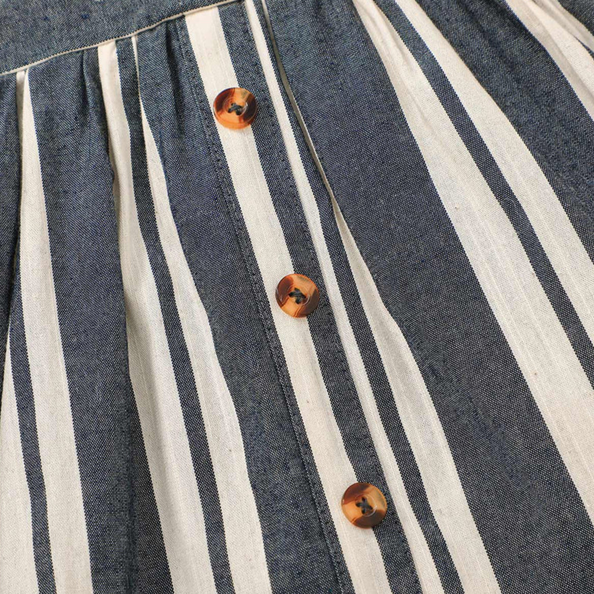 Toddler Girls Fashionable Striped Cami Frock & Dresses for BabyGirls.