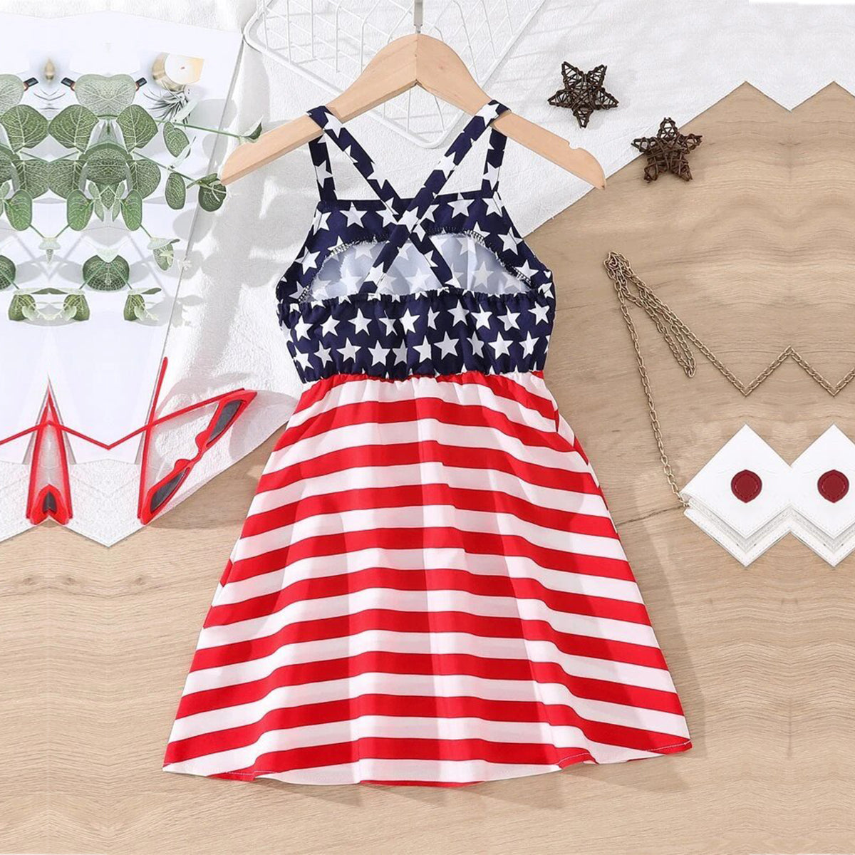 BabyGirl's Yellow Flotal & Red Blue Multi Lining Dresses_Frocks Combo for Baby Girls.