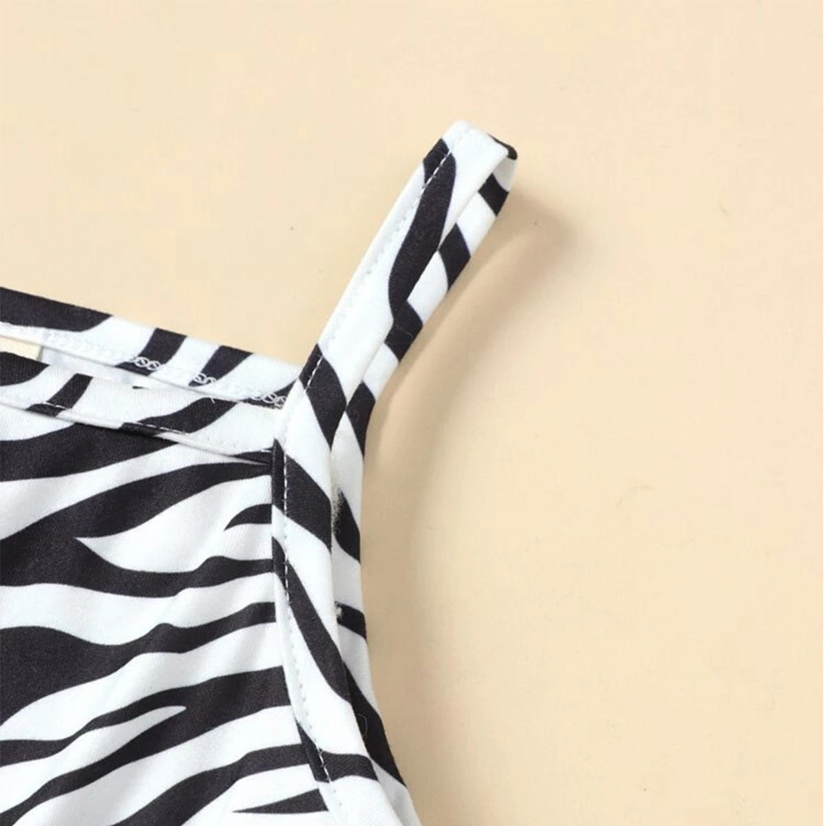 BabyGirl Zebra Striped Cami Dresses & Frocks for Baby Girl.