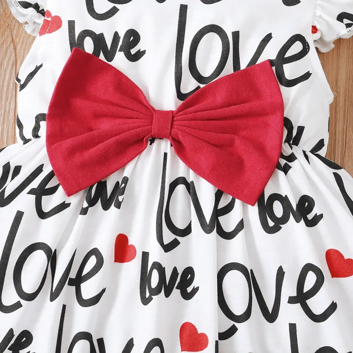 BabyGirl's Stylish Bold Multicolor & Love Letter Tunic Dresses_Frocks Combo for Kids.