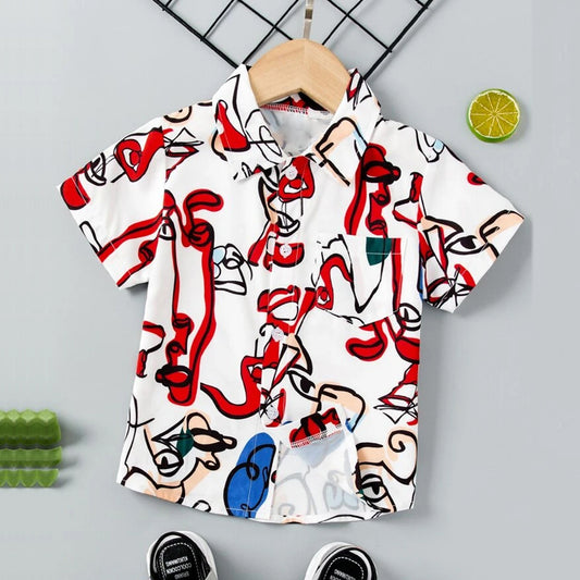 VENUTALOZA Toddler Boys Figure Graphic Shirt For Boy.