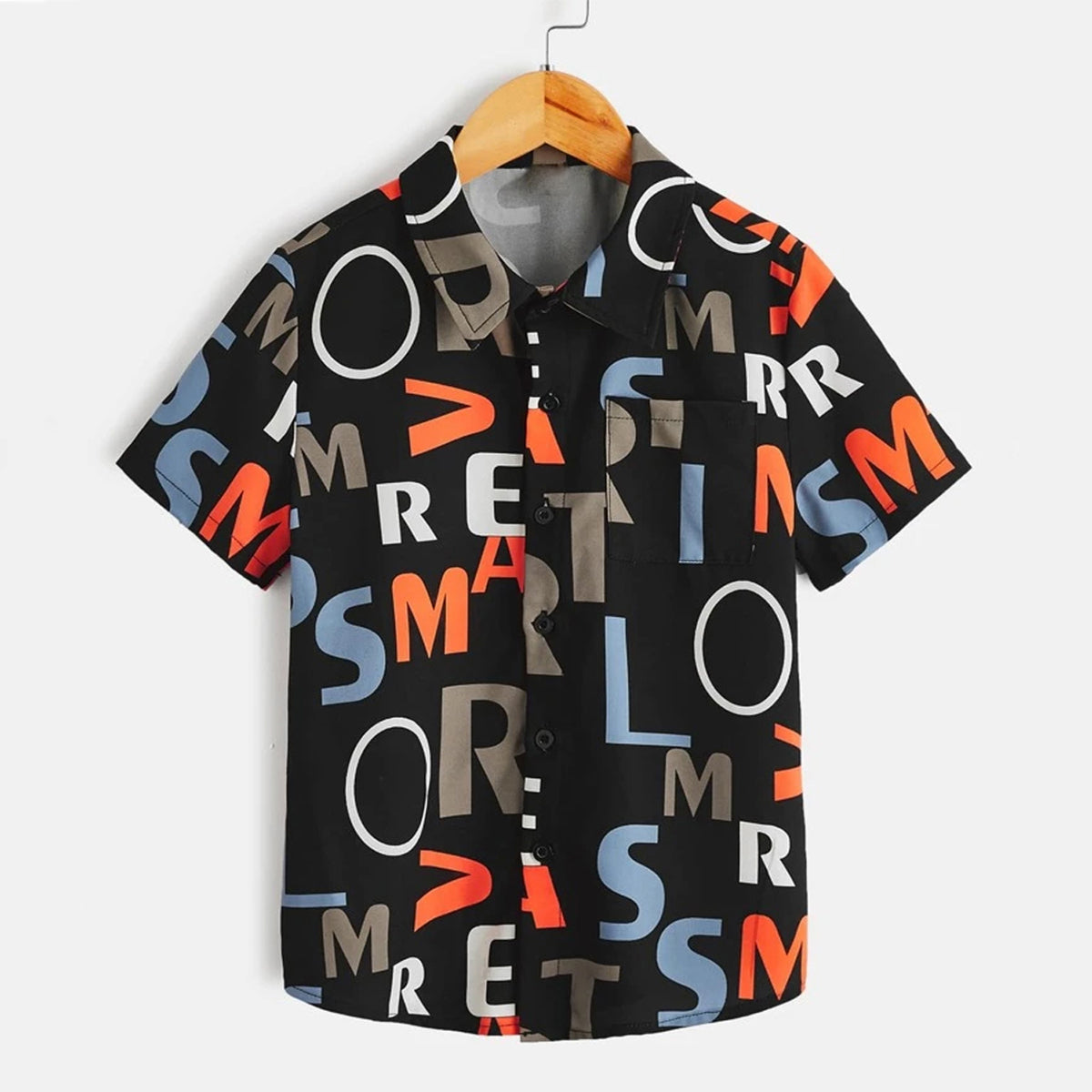 Venutaloza Stylish Multicolors Designer Button Front (Combo pack For 5) Shirt For Boy.
