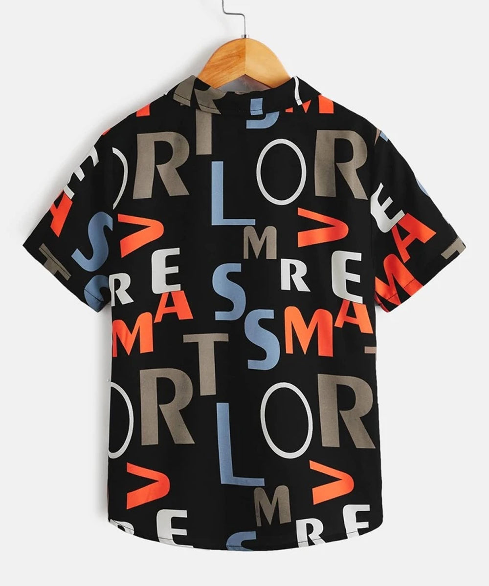 Venutaloza Stylish Multicolors Designer Button Front (Combo pack For 5) Shirt For Boy.