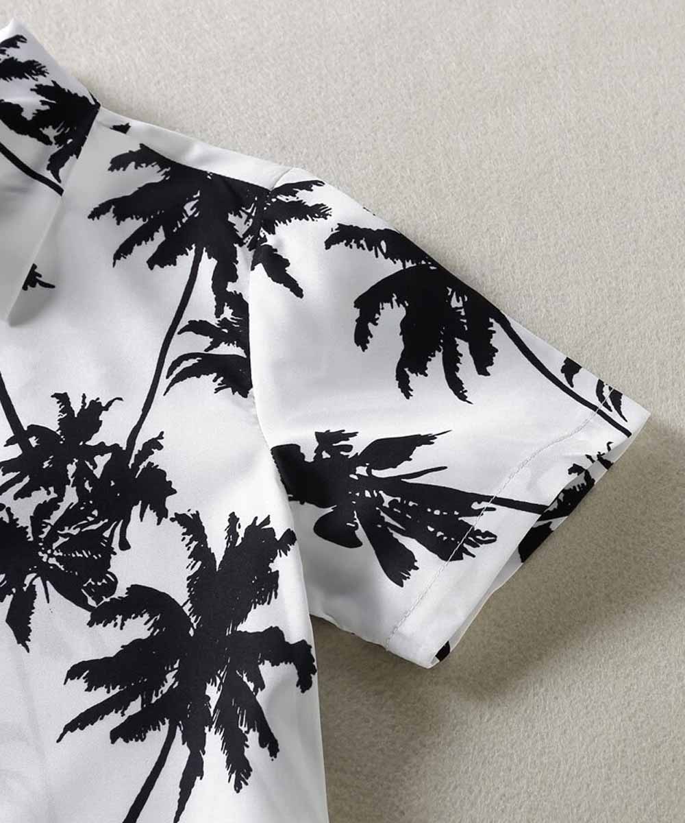 Venutaloza Palm Tree Beach Shirt For Boy.