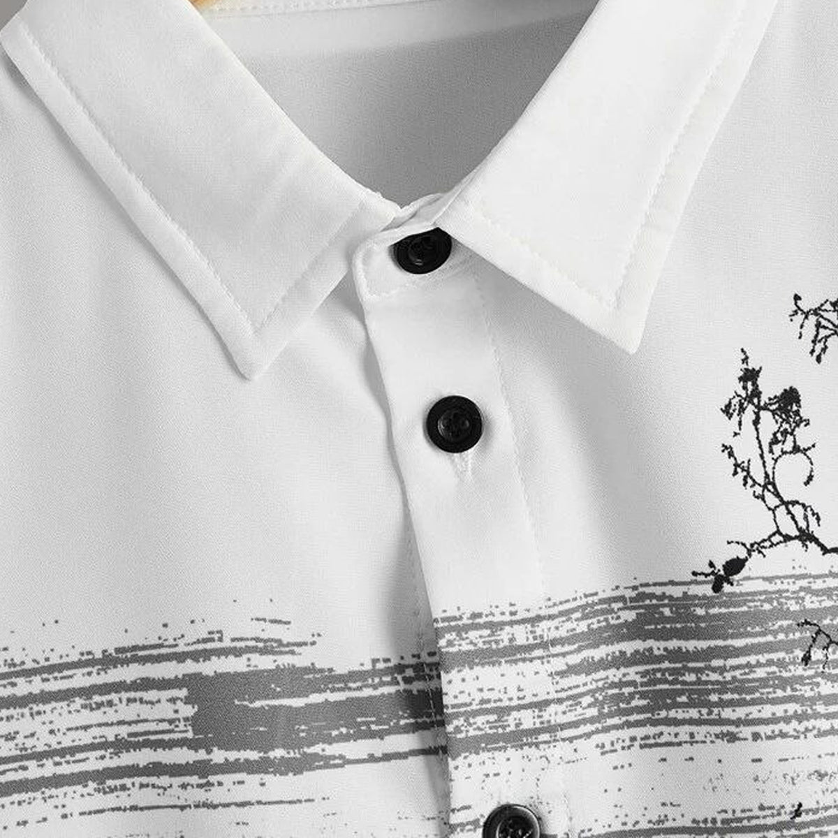 Venutaloza Boys Brush Tree Button Front Shirt For Boy.