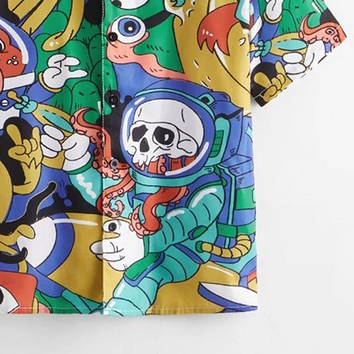 Venutaloza Boys Cartoon Graphic Print Shirt For Boy.